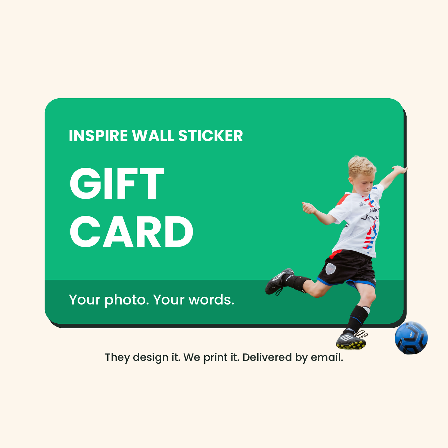 Inspire Wall Sticker Gift Card